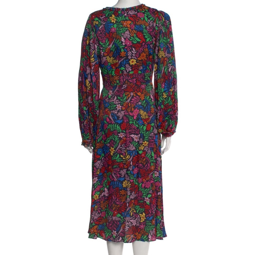 Farm Rio Floral Printed Midi Dress - Picture 6 of 7